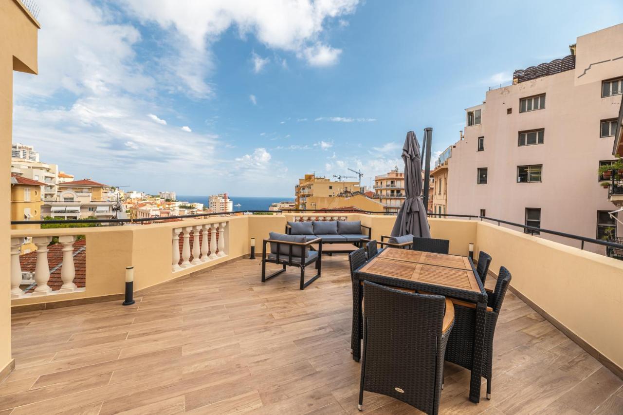 Superbe Penthouse Proche Monaco Grande Terrasse Lägenhet Beausoleil Exteriör bild