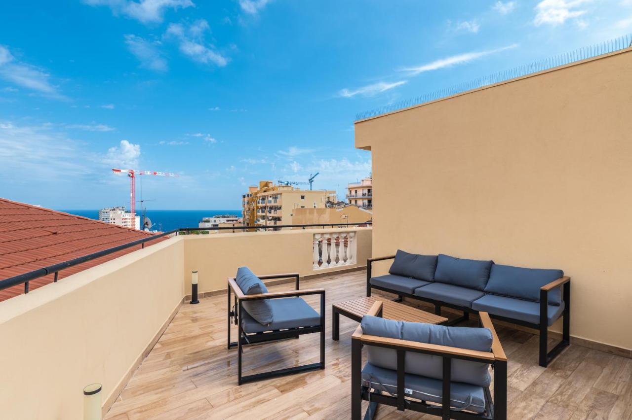 Superbe Penthouse Proche Monaco Grande Terrasse Lägenhet Beausoleil Exteriör bild