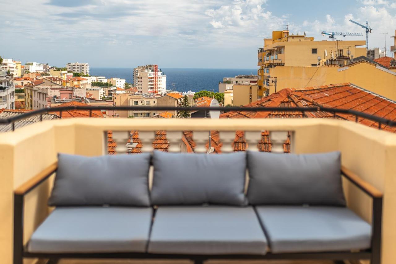 Superbe Penthouse Proche Monaco Grande Terrasse Lägenhet Beausoleil Exteriör bild